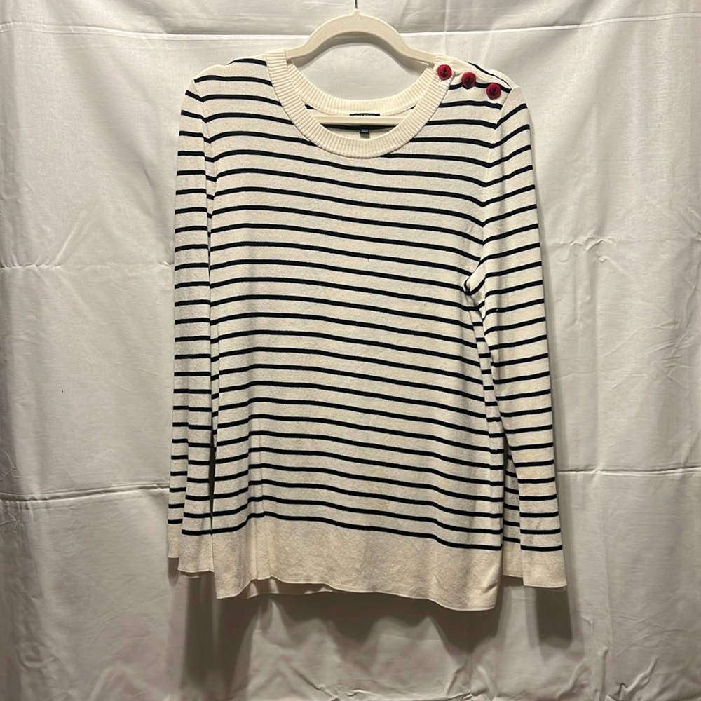 Talbots Woman Striped Sweater Size 1X